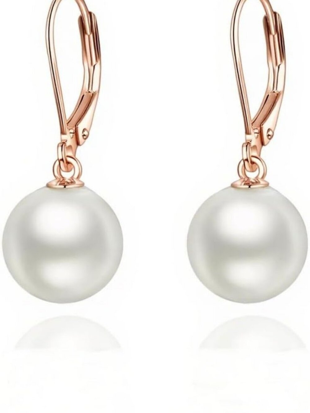 Elegant 925 Sterling Silver Pearl Dangle Earrings | Perfect Jewelry Gift for Her